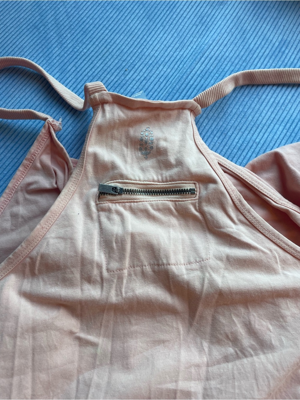 Free People Light Peach Hot Shot Romper - Picture 4 of 4
